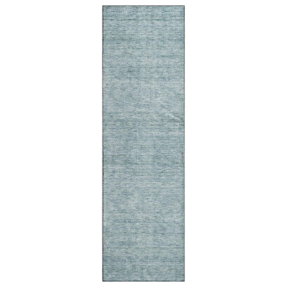 Dalyn Rug Company Soft Essentials Solid Sky 2"3" x 7"6" Indoor/Outdoor Runner, , large