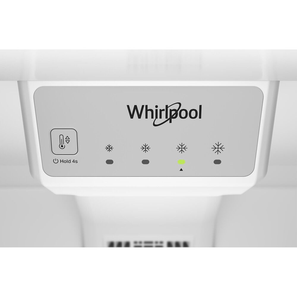 Whirlpool 19.2 Cu. Ft. Wide Top Freezer Refrigerator with Total Coverage Cooling in White, , large