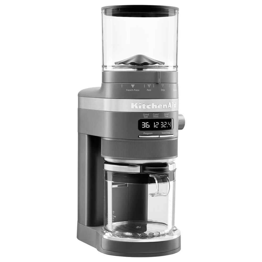KitchenAid Burr Coffee Grinder in Matte Charcoal Grey, , large