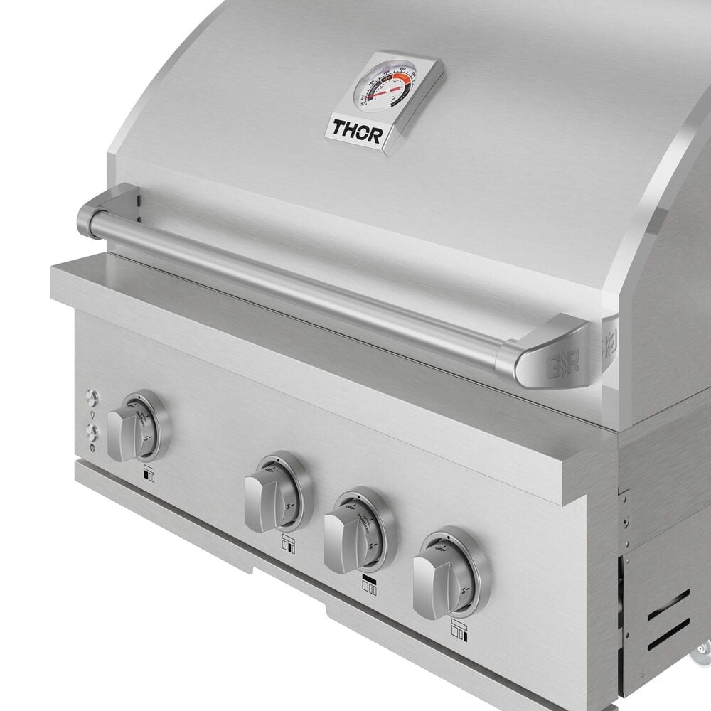 Thor Kitchen Gordon Ramsay 3-Burner Built-In Gas Grill in Stainless Steel, , large