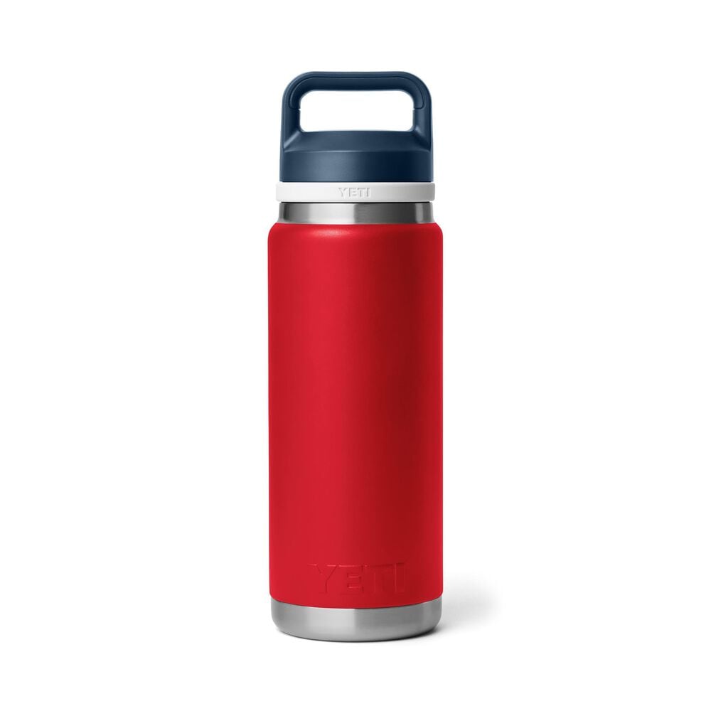 YETI Rambler 26 oz Bottle Chug in Patriotic Rescue Red/White/Navy, , large