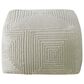 Uttermost Sovanna Pouf in Ivory, , large