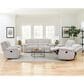 Simeon Collection Buster Manual Dual Reclining Sofa and Console Loveseat Set in Opal Taupe, , large