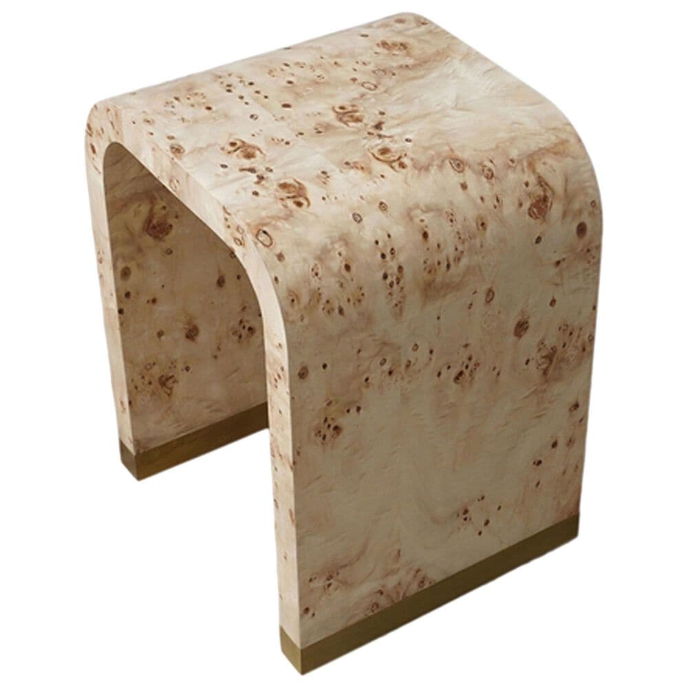 L.R. Home Cresent Side Table in Natural and Brown, , large