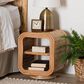 Baxton Studio Bethari Nightstand in Natural, , large