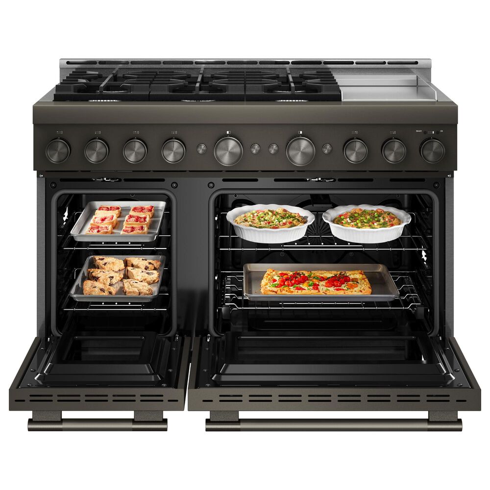 Whirlpool 6.3 Cu. Ft. Freestanding Gas Range with 6 Sealed Burners in Black Ore, , large