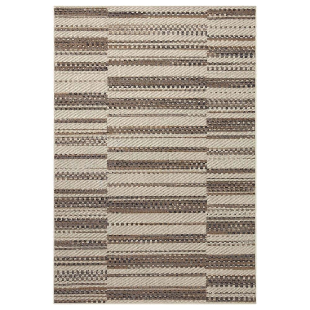 Loloi II Rainier 2"3" x 7"7" Ivory and Taupe Runner, , large