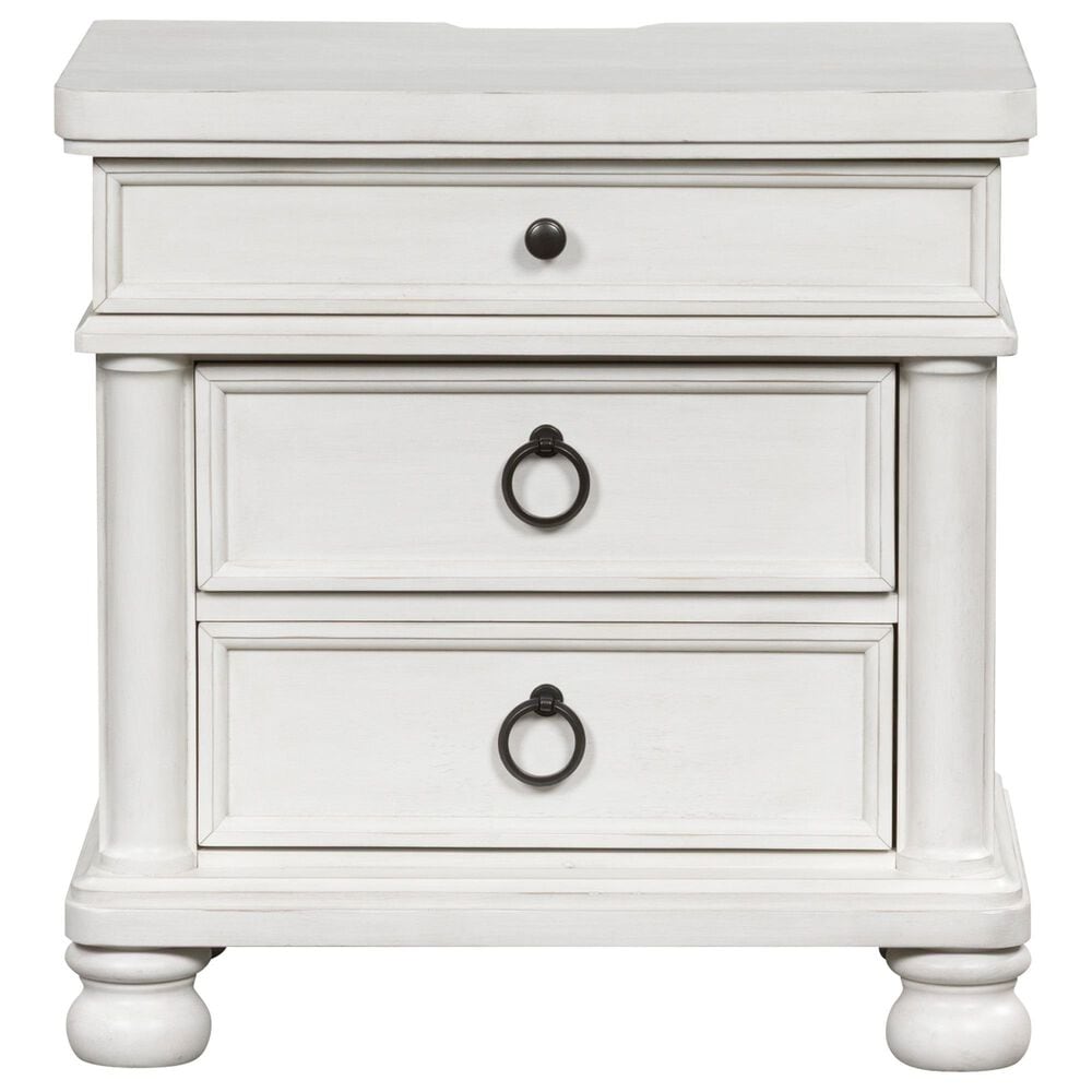 Ashley Rowlenstown 5-Piece King Poster Bedroom Set in Antique White, , large