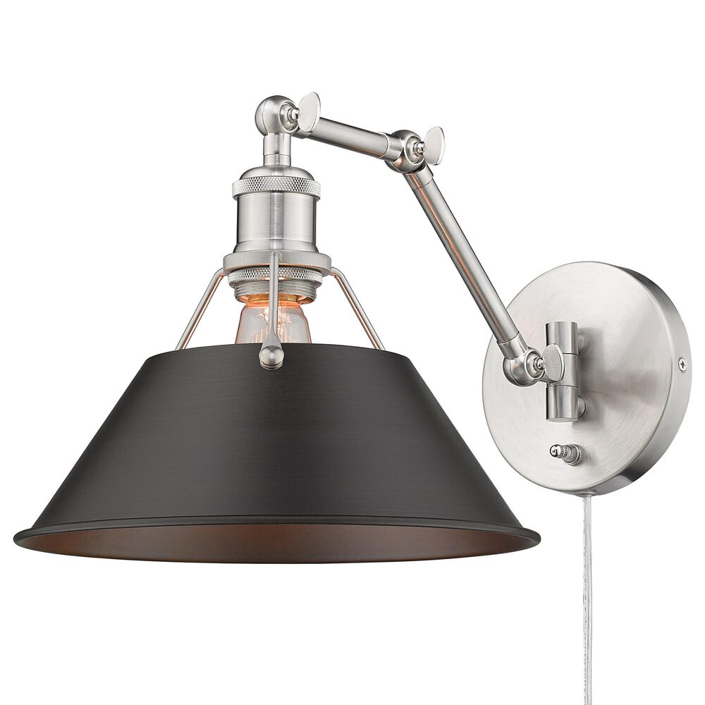 Golden Lighting Orwell 1-Light Wall Sconce in Pewter, , large