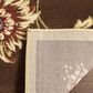 Safavieh Lyndhurst 6"7" Square Brown and Multicolor Area Rug, , large