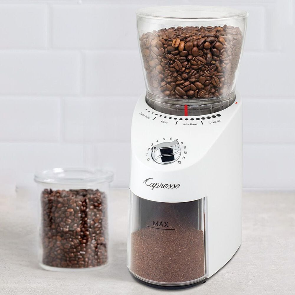 Jura Capresso Infinity Plus Conical Burr Grinder in White, , large