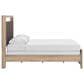 Ashley Kinlanni Queen Upholstered Panel Bed in Tan, , large