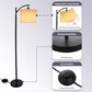 Timberlake 63" Modern Floor Lamp with LED Bulb in Black, , large