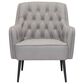Zuo Modern Tasmania Accent Chair in Gray and Black, , large