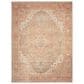 Nourison Vintage Washables Coral and Taupe 7"10" x 9"10" Area Rug, , large