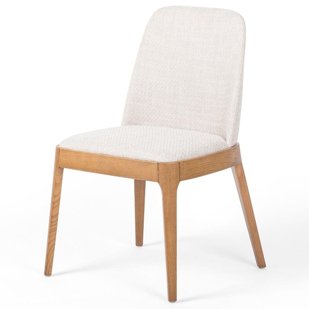 Four Hands Bryce Armless Dining Chair with Gibson Wheat Cushion in Light Honey, , large