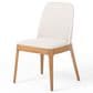 Four Hands Bryce Armless Dining Chair with Gibson Wheat Cushion in Light Honey, , large