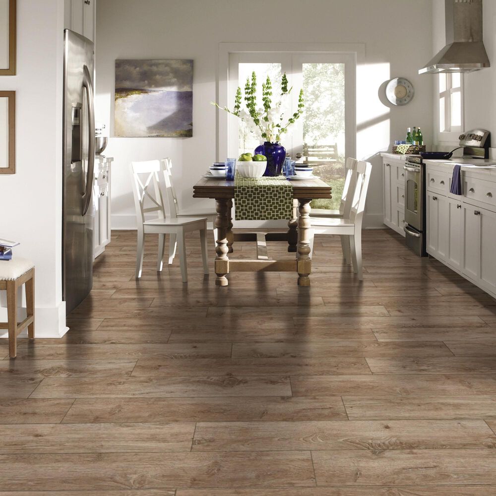 Mannington REALTA Glue Down Scandinavian Oak Nutmeg 7&quot; x 48&quot; Luxury Vinyl Plank, , large
