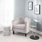 Lumisource Cinch 2-Piece Nesting Ottoman Set in Silver, , large