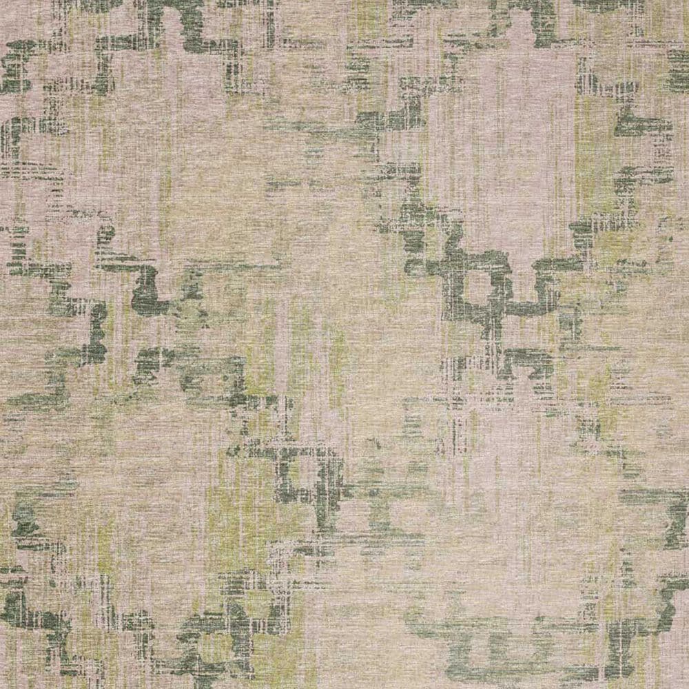 Dalyn Rug Company Sedona Geometric 4&#39; Round Moss Indoor/Outdoor Area Performance Rug, , large