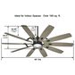 Minka-Aire Barn 65" Ceiling Fan with LED Light in Coal, , large