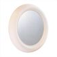 Lite Source Oki Wall Mirror Lamp in Frost with Metal Back Plate, , large