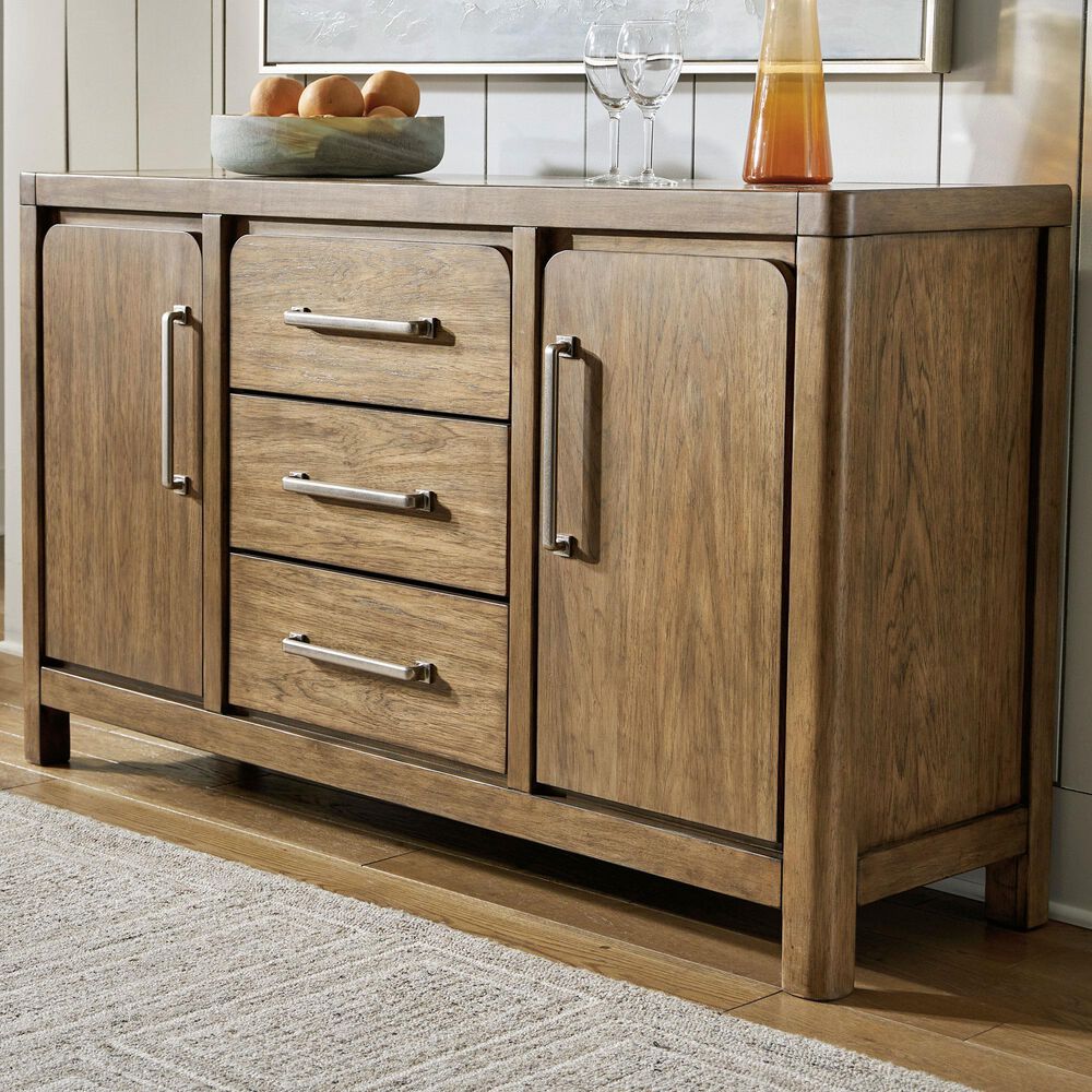 Ashley Cabalynn 3-Drawer Server in Light Brown, , large