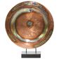 Maple and Jade 30" Round Charger Plate Sculpture in Copper, , large