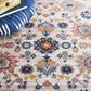 Safavieh Astoria 8" x 10" Beige and Blue Area Rug, , large