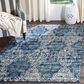 Safavieh Evoke EVK266F 10" x 14" Royal and Ivory Area Rug, , large