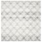 Safavieh Adirondack ADR105P-6SQ 6" x 6"  Silver/Charcoal Square Rug, , large