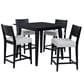 Linden Boulevard Cosgrove 5-Piece Counter Dining Set in Black, , large
