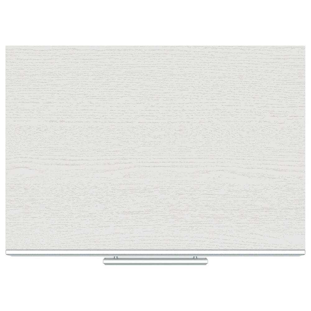 Ashley Zuraleus Queen Upholstered Platform Bed with Two Nightstands in Matte White, , large