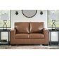 Ashley Bolsena Stationary Loveseat in Caramel, , large