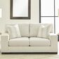 Ashley Maggie Stationary Loveseat in Birch, , large