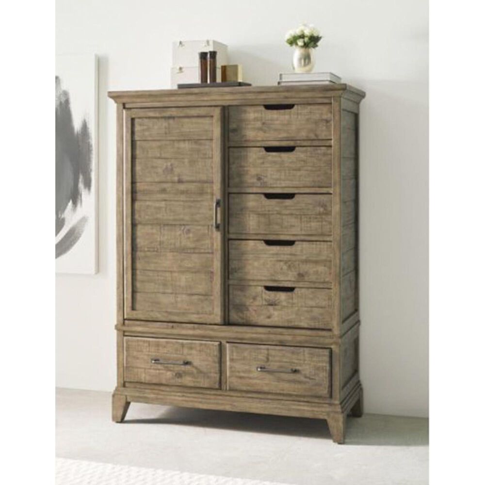 Kincaid Plank Road Door Chest in Stone, , large