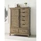 Kincaid Plank Road Door Chest in Stone, , large