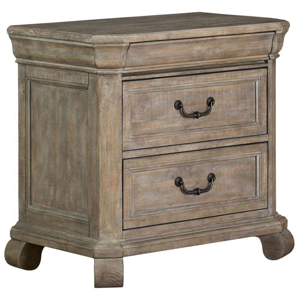 Nicolette Home Tinley Park 3 Drawer Nightstand in Dovetail Grey, , large