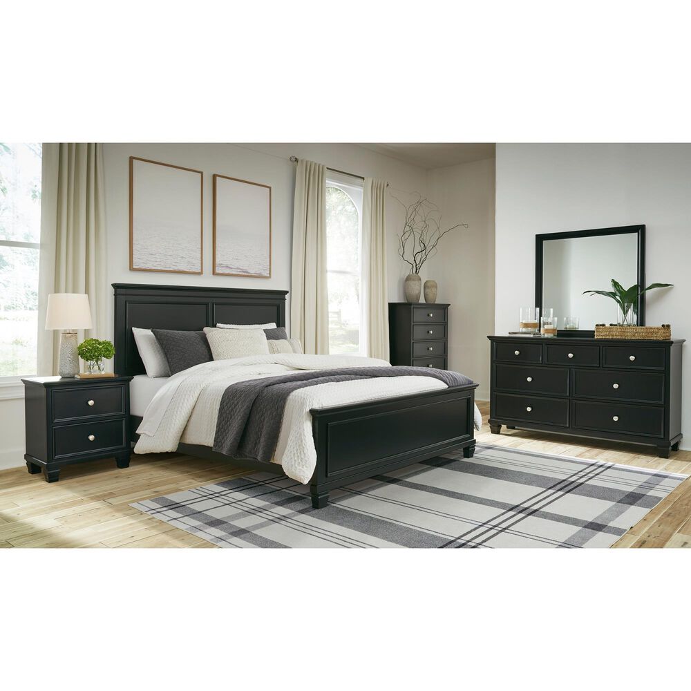 Ashley Lanolee Bedroom Mirror in Black, , large