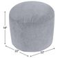 Howard Elliott Komodo Tall Pouf in Breeze, , large