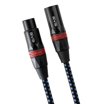 SVS 2 Meter Balanced XLR Audio Cable in Black (Pair), , large