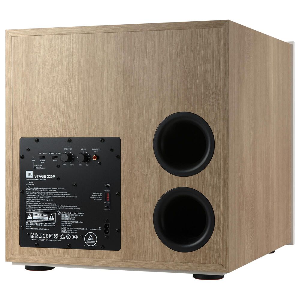 JBL Stage 220P Powered Subwoofer in White and Latte, , large