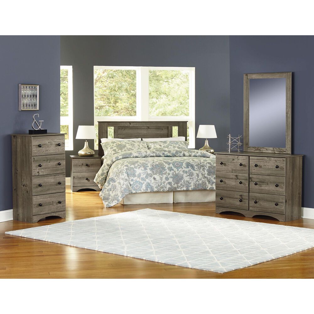 Lemoore Essential Dresser Mirror in Weathered Gray Ash, , large