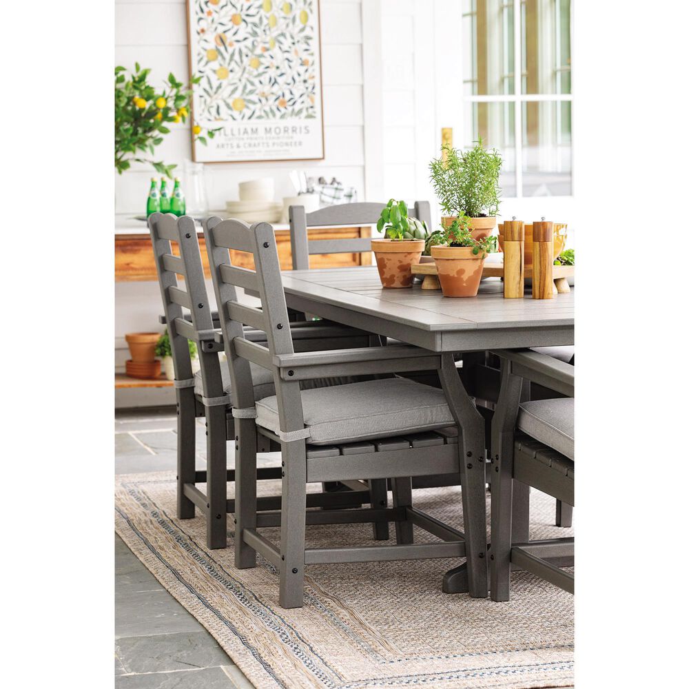 Ashley Visola Dining Chair with Cushion in Gray - Set of 2, , large