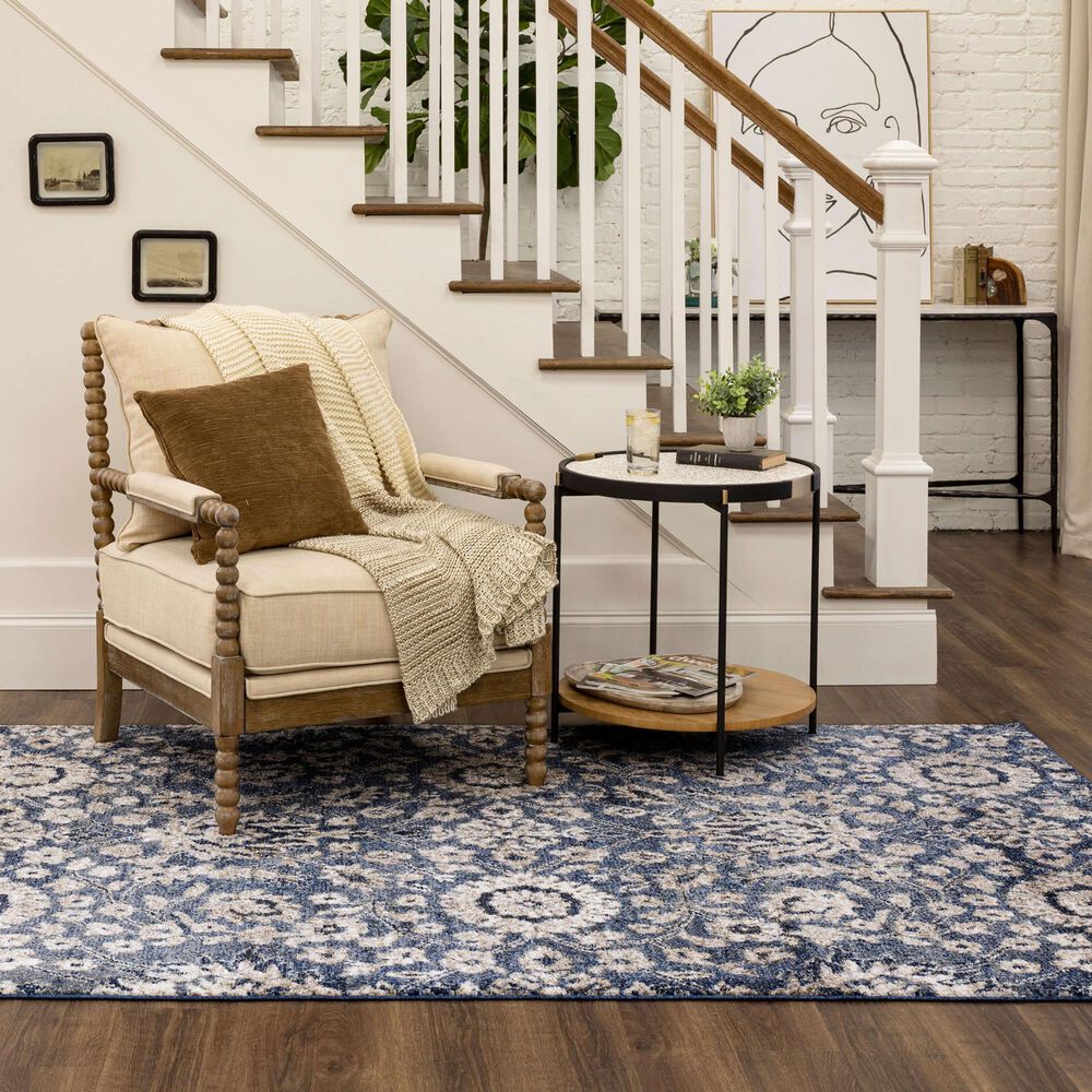 Mohawk Whimsy R1198 Blue 5'3" x 8' Area Rug, , large