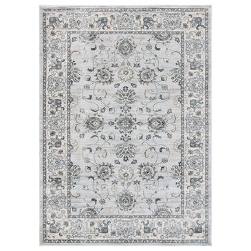 Safavieh Isabella 8" x 10" Light Gray and Cream Area Rug, , large