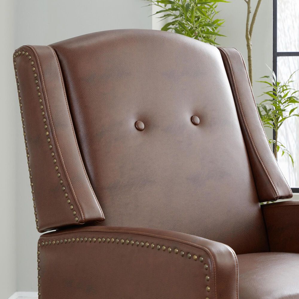 Lumisource Stanley Manual Recliner in Brown, , large