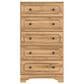 Ashley Aleaport 5-Drawer Chest in Warm Brown, , large
