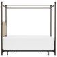 Richlands Furniture McArthur Queen Metal and Upholstered Canopy Bed in  Brown and Bronze, , large