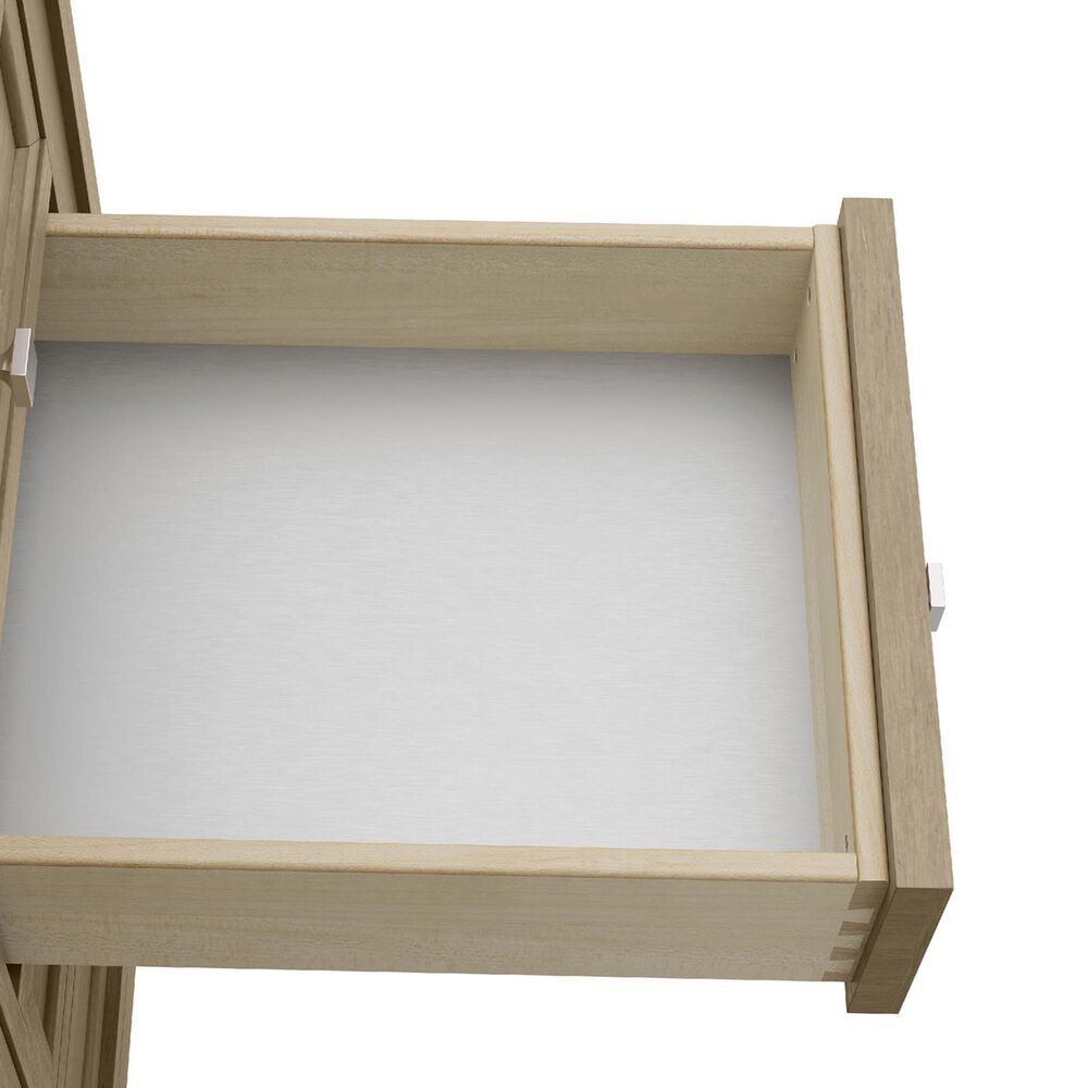 James Martin Vanities Chicago 60" Single Bathroom Vanity in Walnut Whisper with 3 cm Eternal Jasmine Pearl Quartz Top, Rectangular Sink and FreePower Wireless Charger, , large